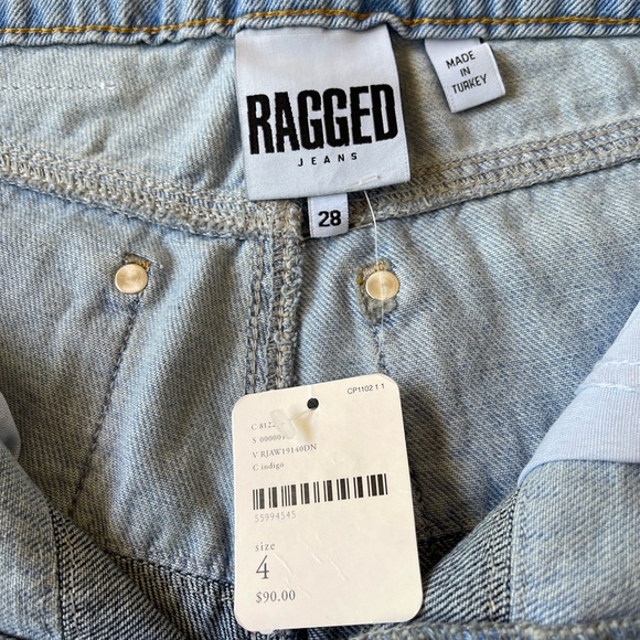 The Ragged Priest x Free People Stripe Panel Dad Jeans - Picture 11 of 12